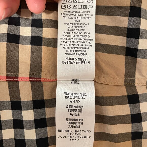 Burberry Men Dress shirt XS - Picture 9 of 11